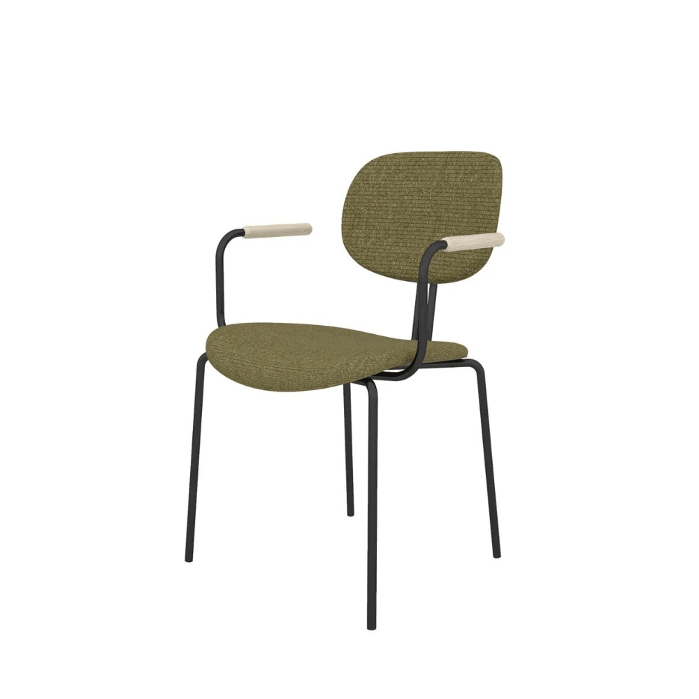 Chaise Avsluta en tela con apoyabrazos