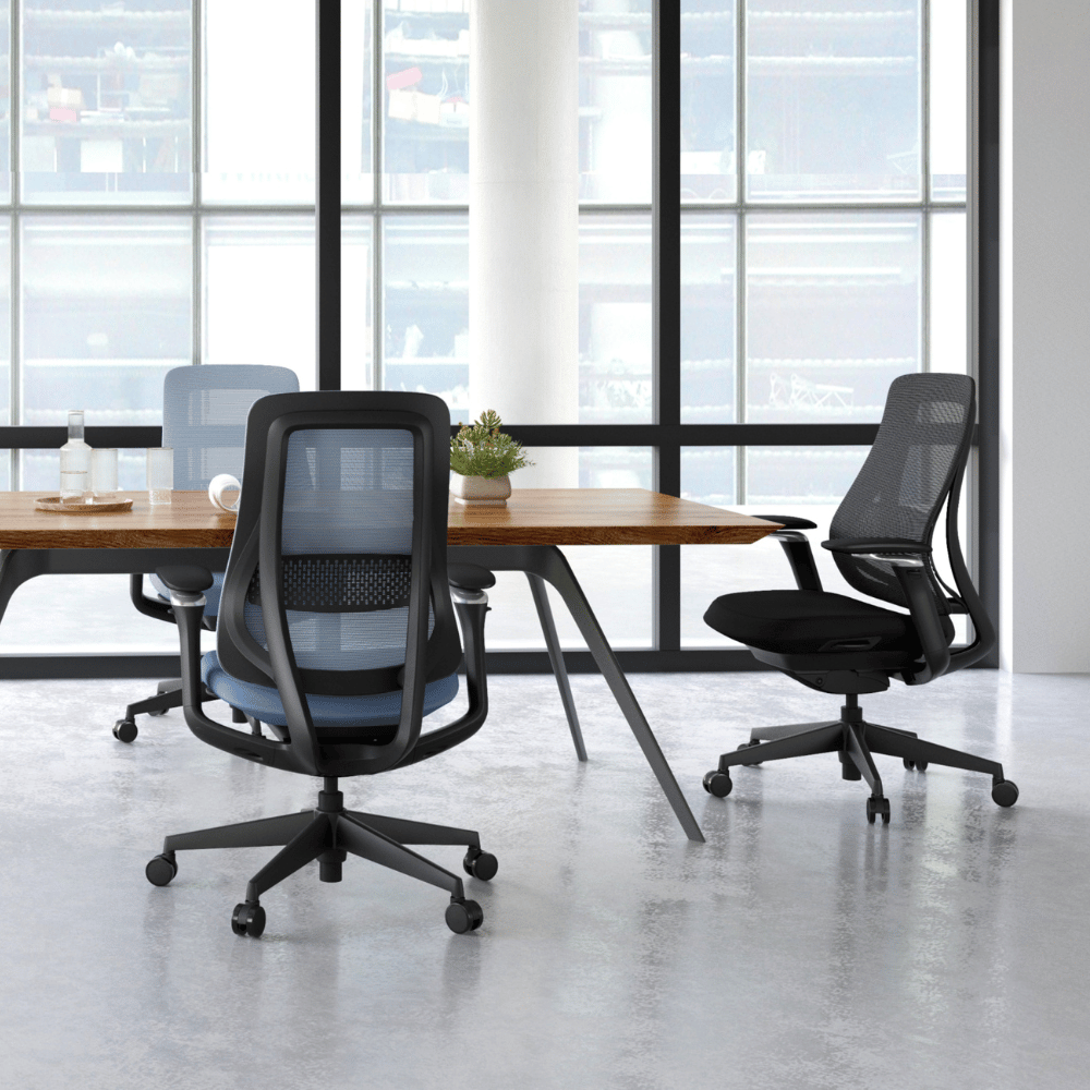 Fauteuil de bureau Unea2 ergonomique premium en maille – dossier haut