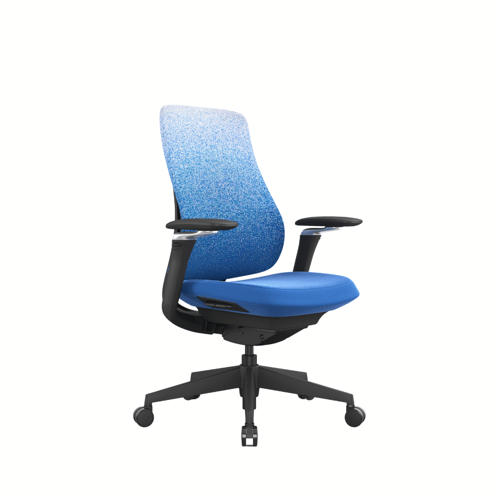 Fauteuil de bureau Unea-M ergonomique premium en maille – dossier mi-haut