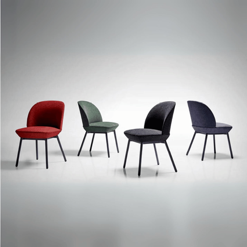 Chaise Oslo en tissu – design moderne