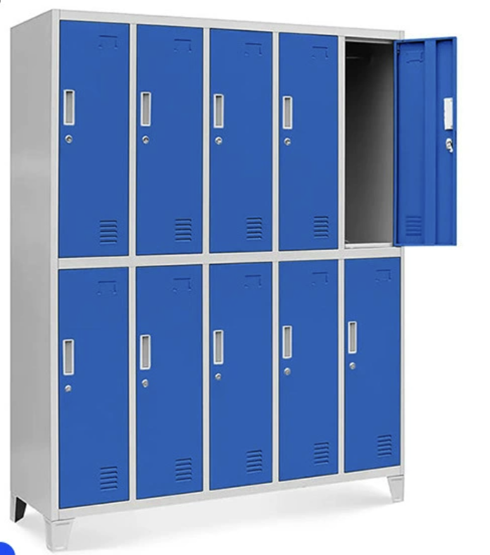 Wardrobe locker 10 doors 136 x 180 x 45 cm