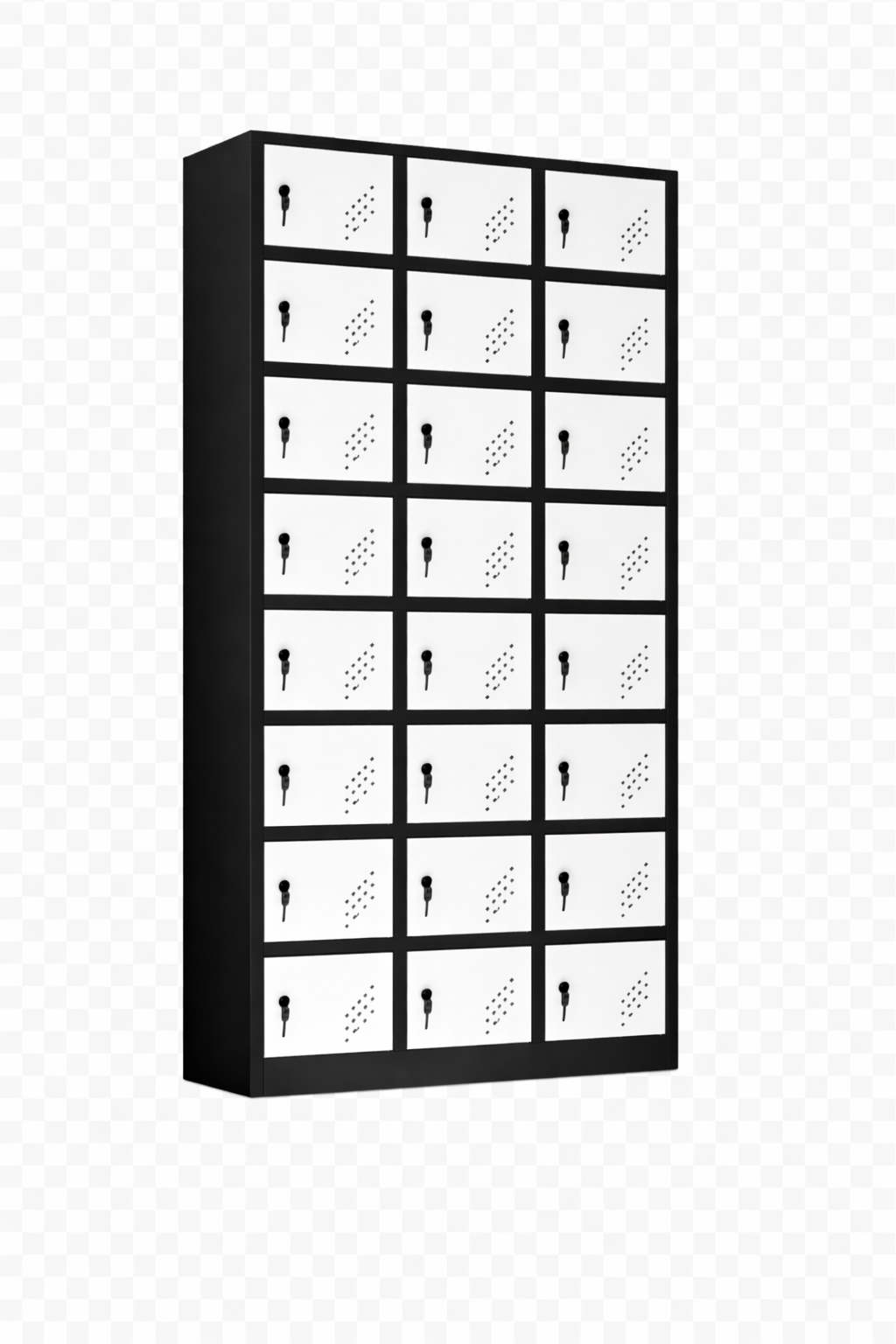 Wardrobe locker 24 doors 90 x 180 x 36 cm