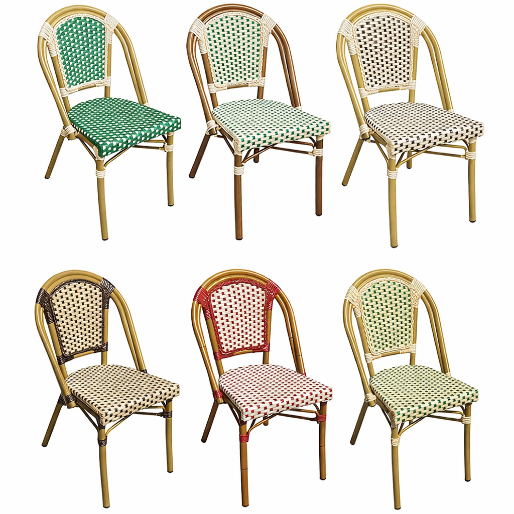 Chaise bistrot extérieure Laumière- Rotin