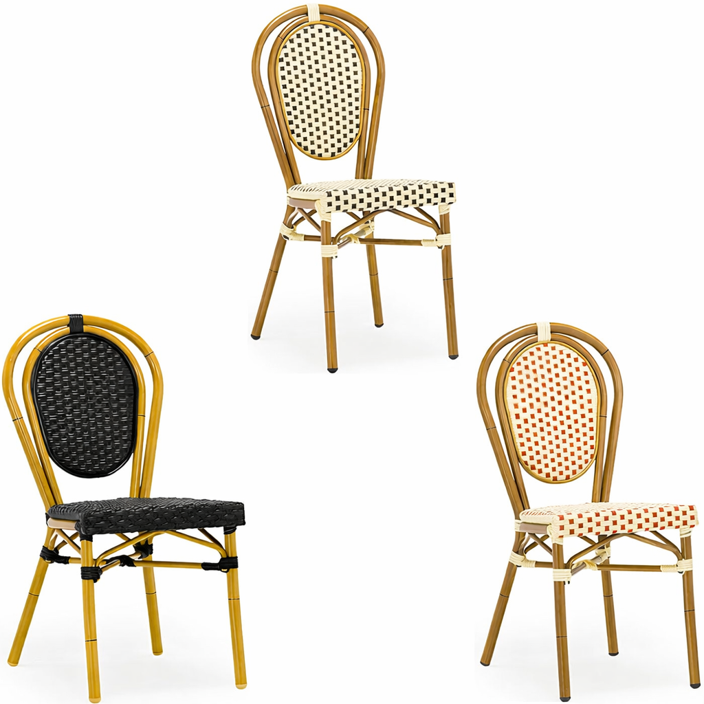 Chaise bistrot extérieure Rollin- Rotin