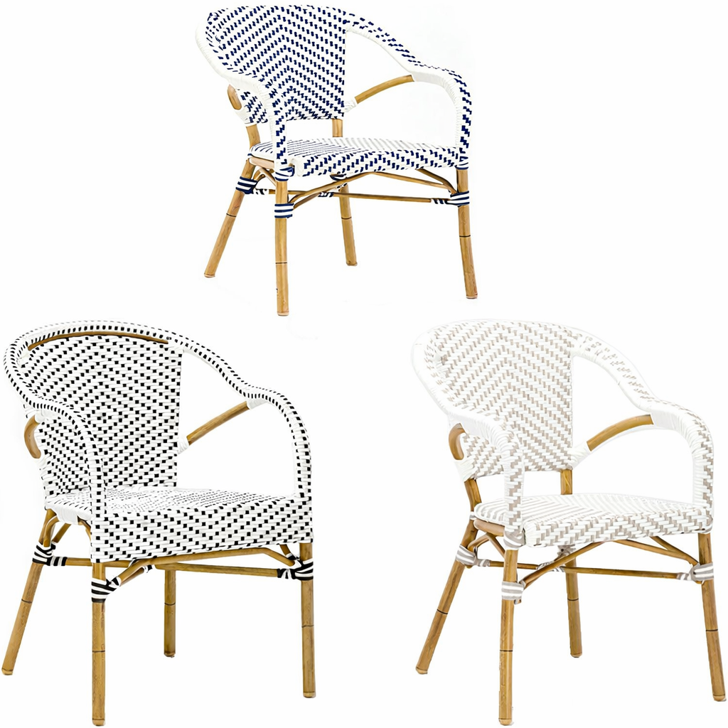 Sillón de terraza Sablons de mimbre