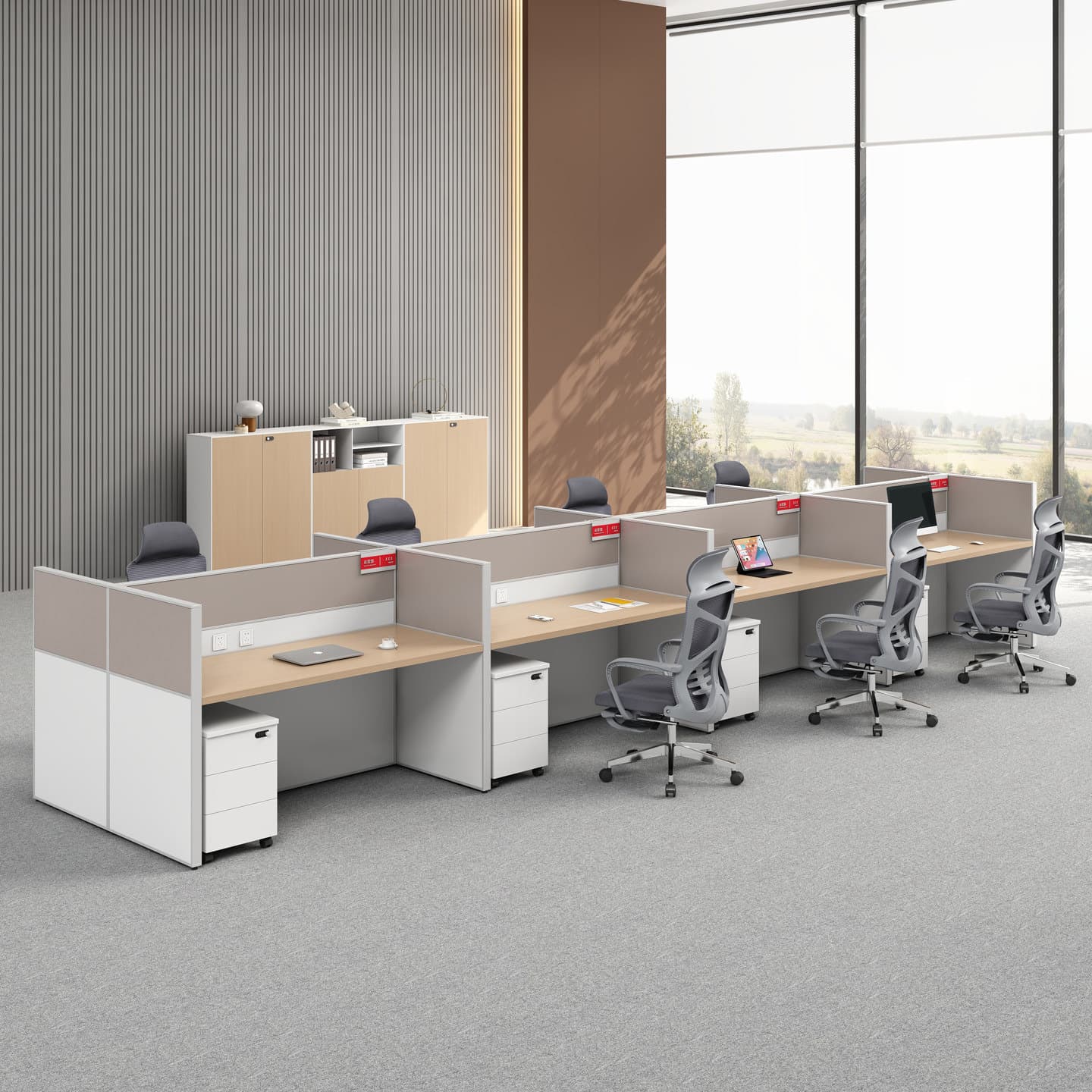 Modular call center desk DS2