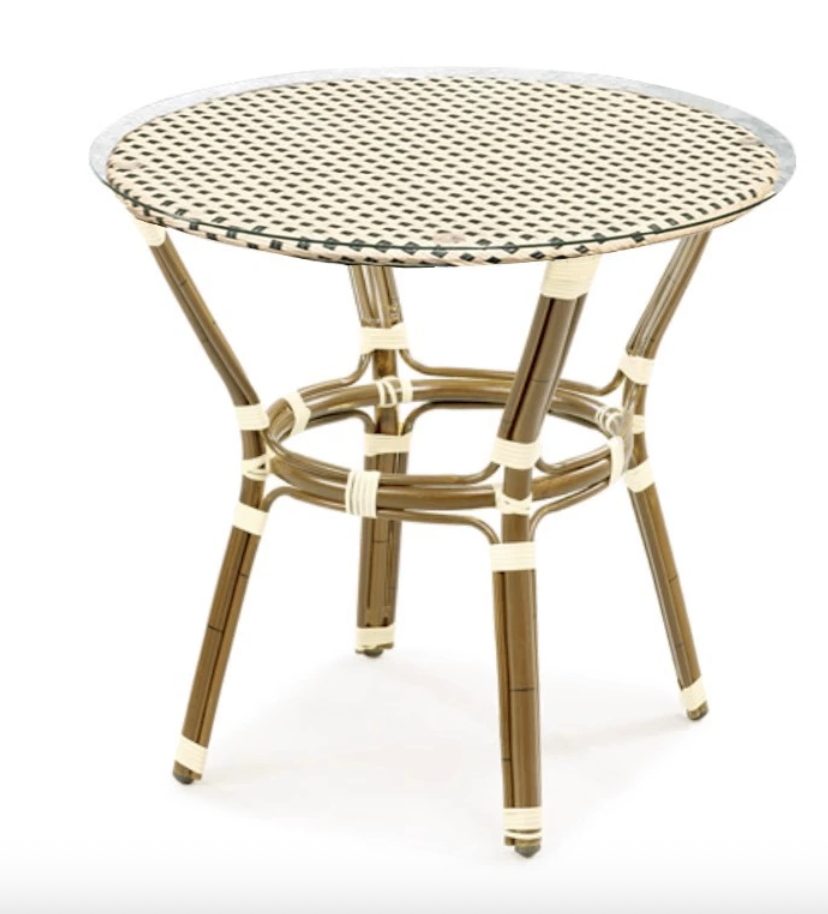 Bistro rattan coffee table Montparnasse Collection
