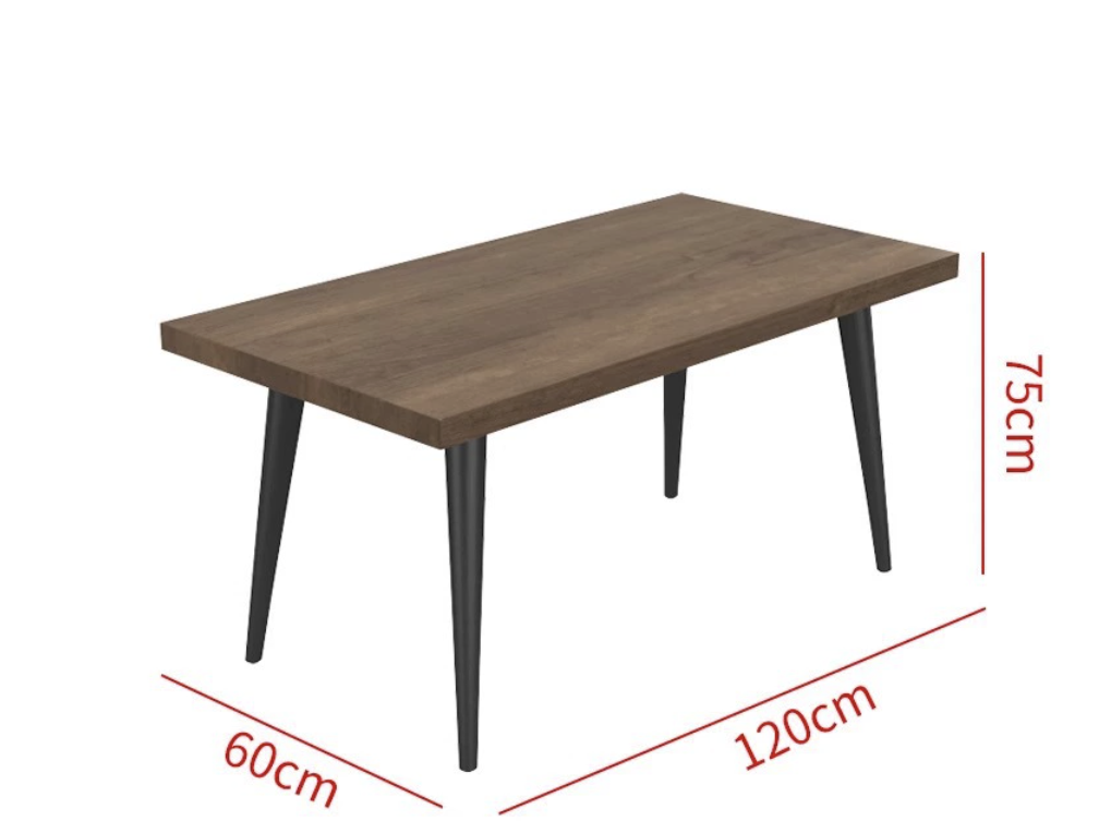 Complete Western Style Table 120 x 60 cm