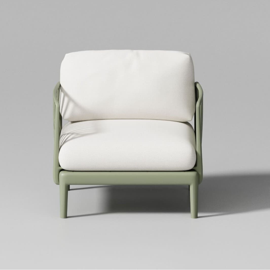 Fauteuil extérieur avec accoudoirs Giardino