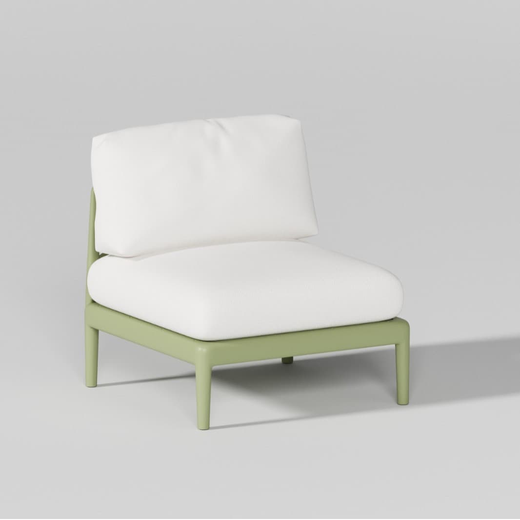 Fauteuil extérieur sans accoudoirs Giardino