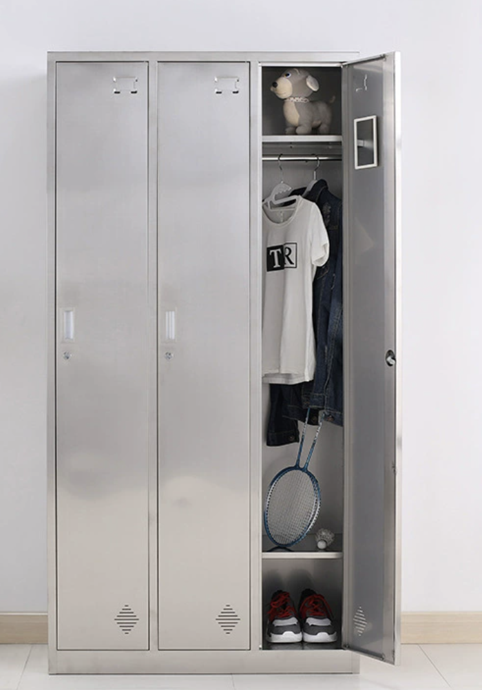 Wardrobe Stainless 3 doors