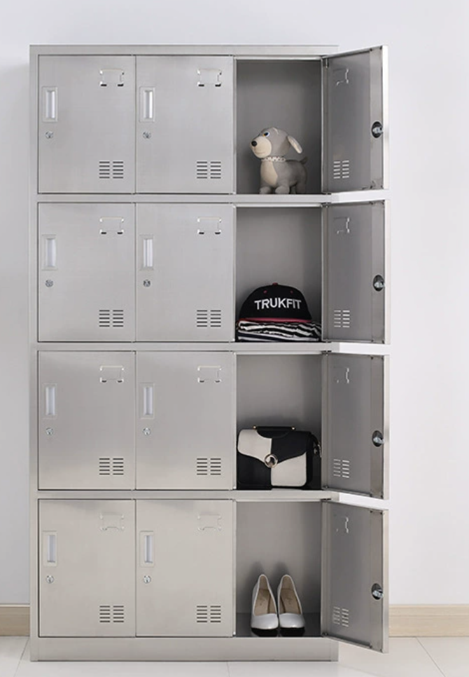 Wardrobe Stainless 12 doors
