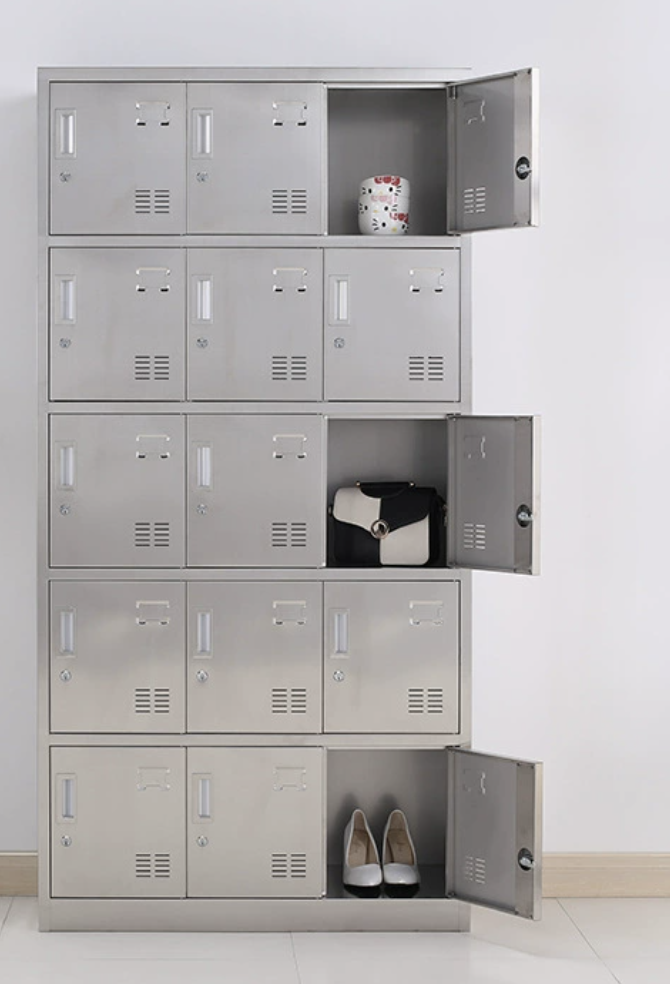 Wardrobe Stainless 15 doors
