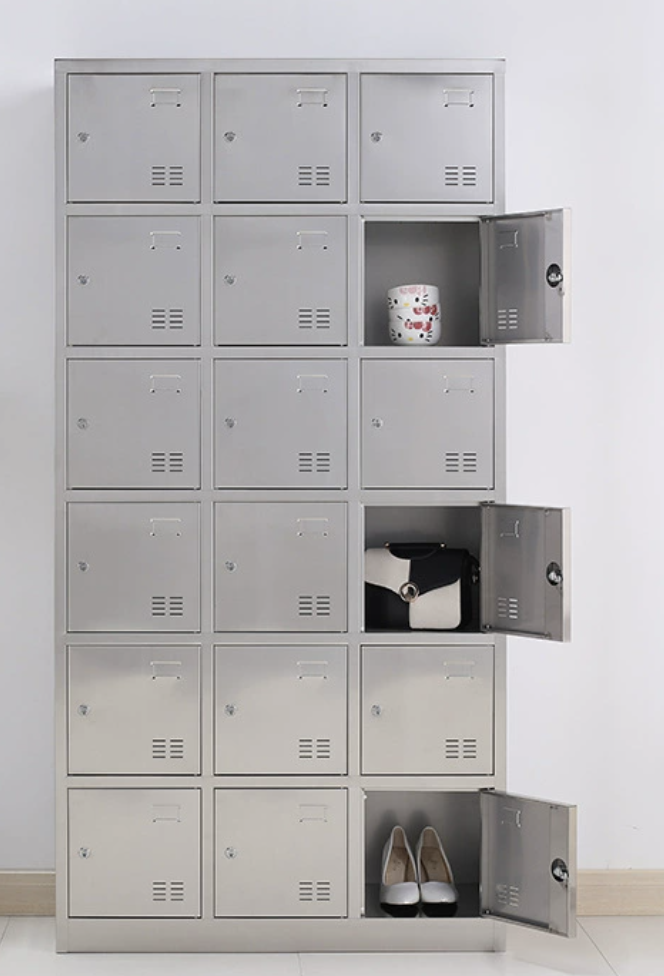 Wardrobe Stainless 18 doors