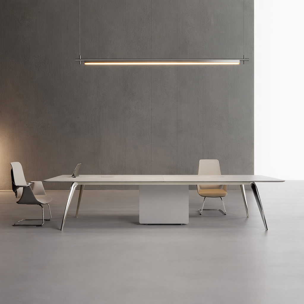 Mesa de reunión rectangular Woodsteel (a medida)