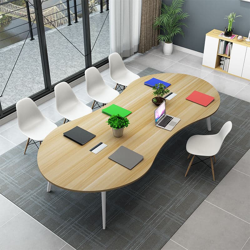 Table de réunion ovale Bruno (sur mesure)