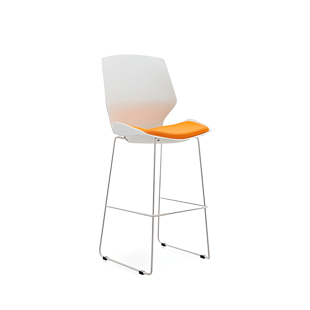 High chair for office Zurich in fabric