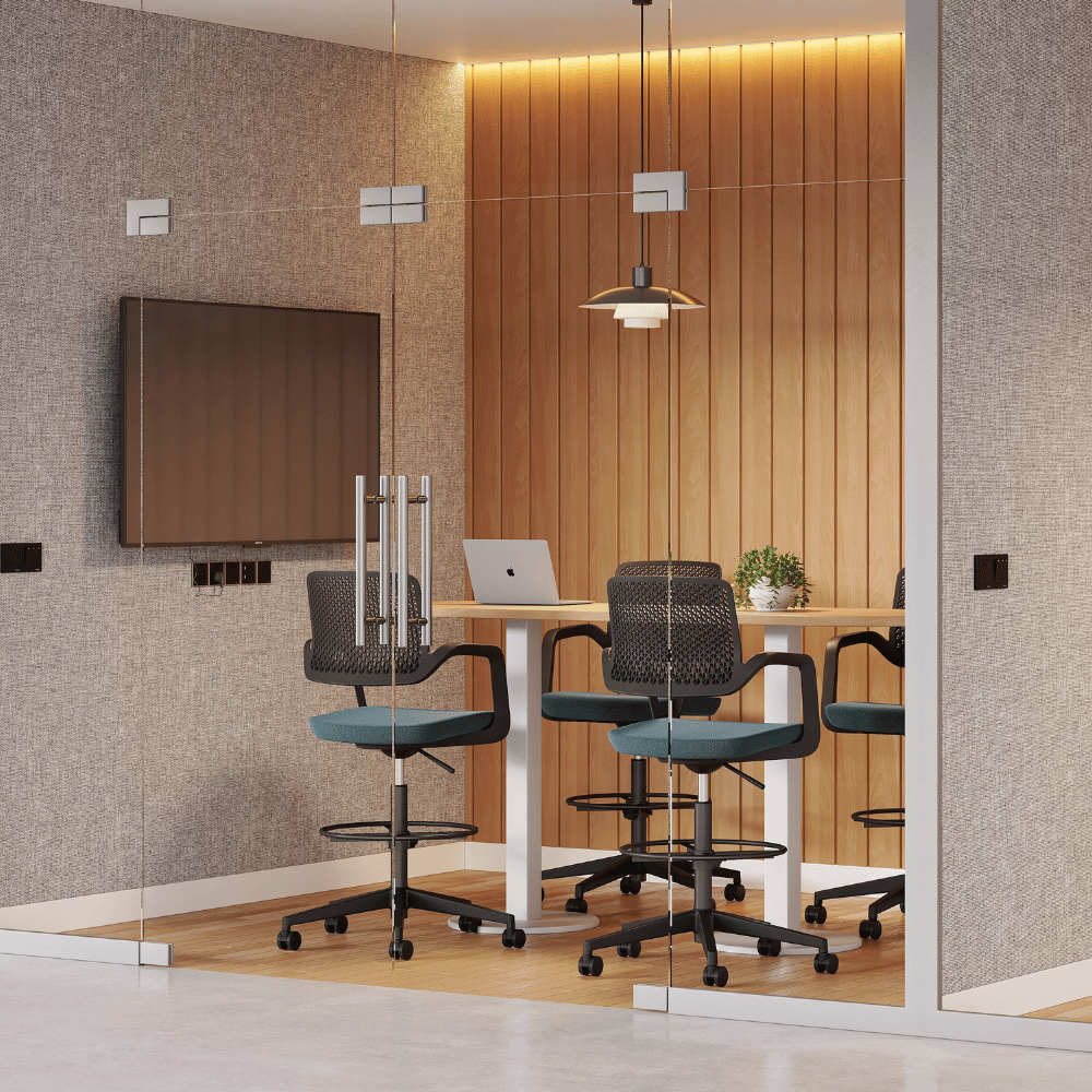 High Desk Stool Mantova-D - Modern Design